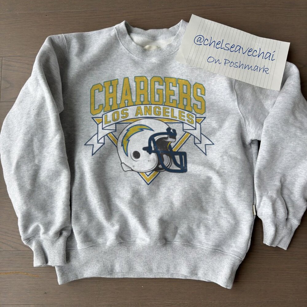 Vintage Los Angeles Chargers Football Sweatshirt Retro NFL LA Chargers Shirt Tee